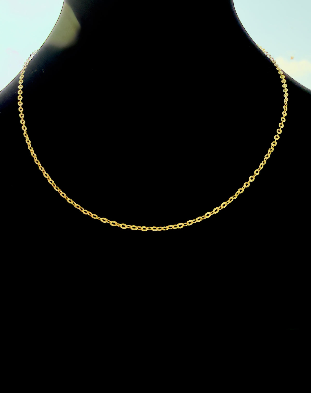 18K Gold Women’s Mini Rolon Necklace – For Women
