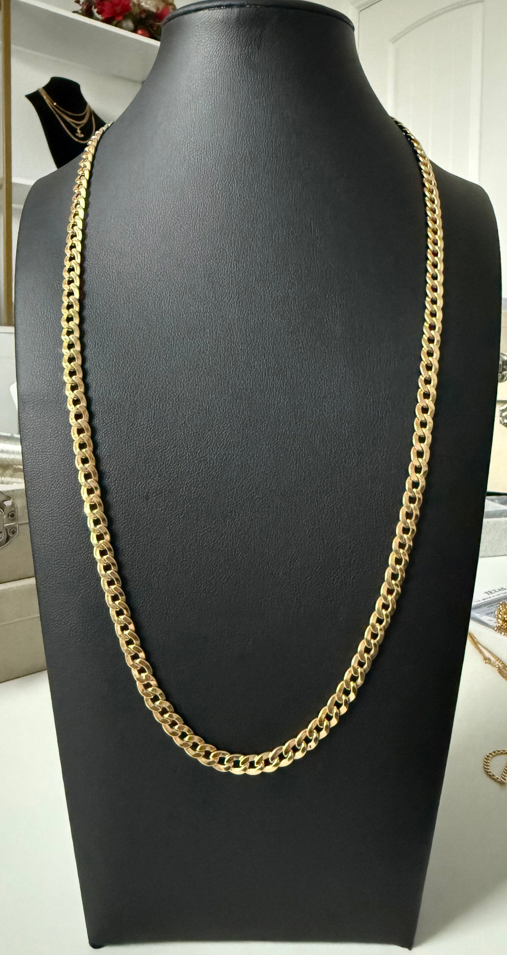 Cadena Cubana Oro 18K 19.25 gm