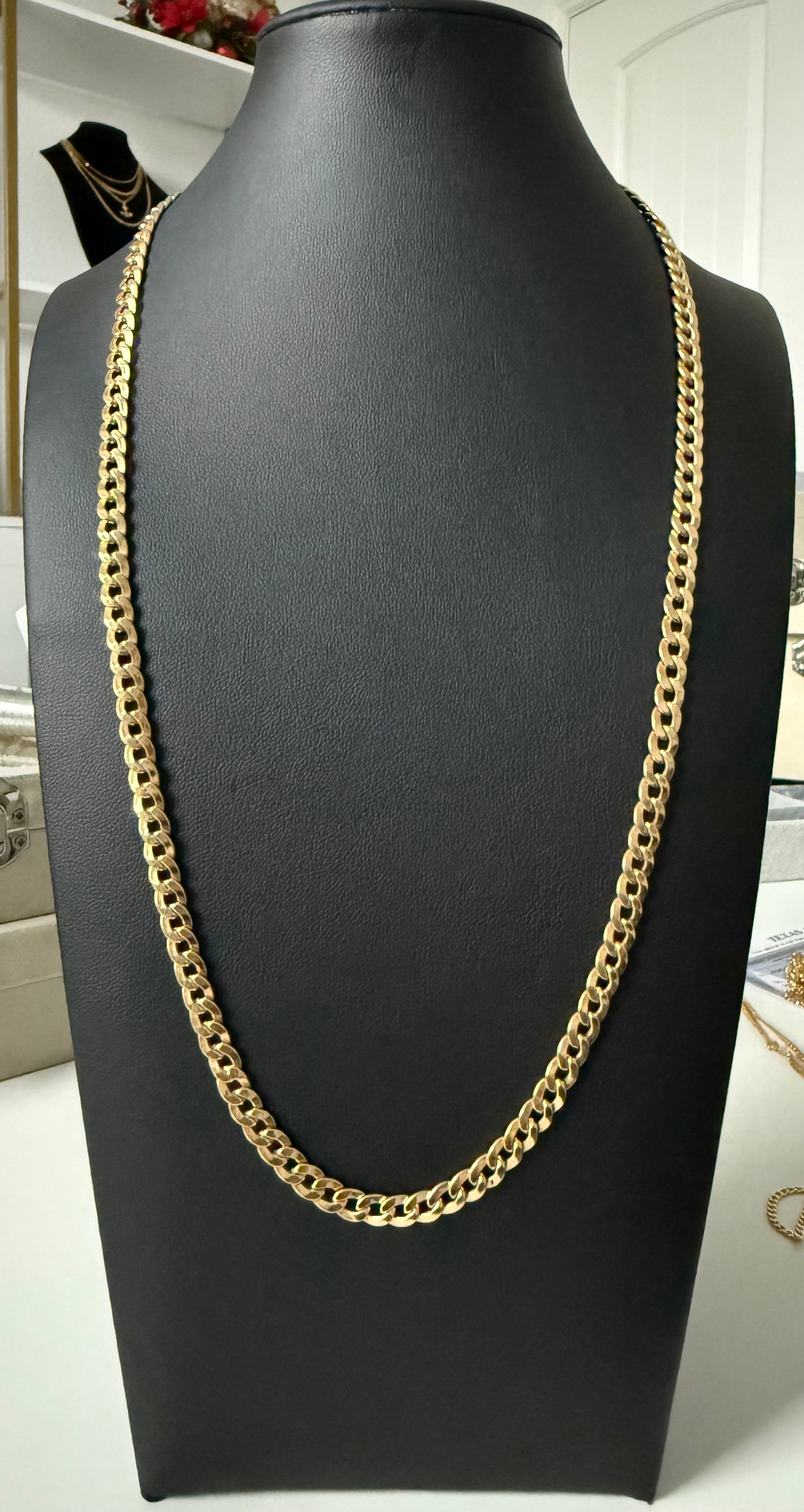 Cadena Cubana Oro 18K 19.25 gm