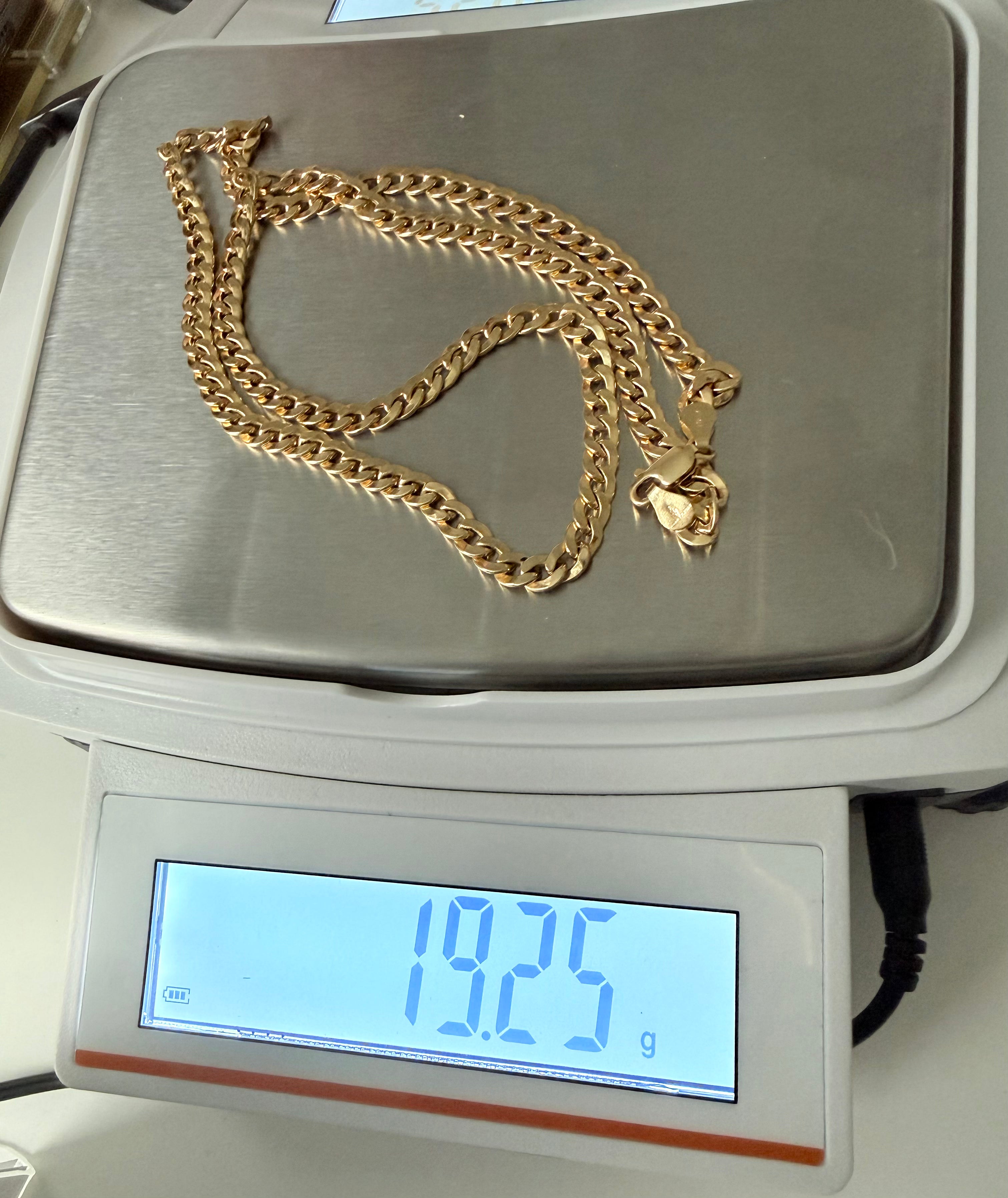 Cadena Cubana Oro 18K 19.25 gm