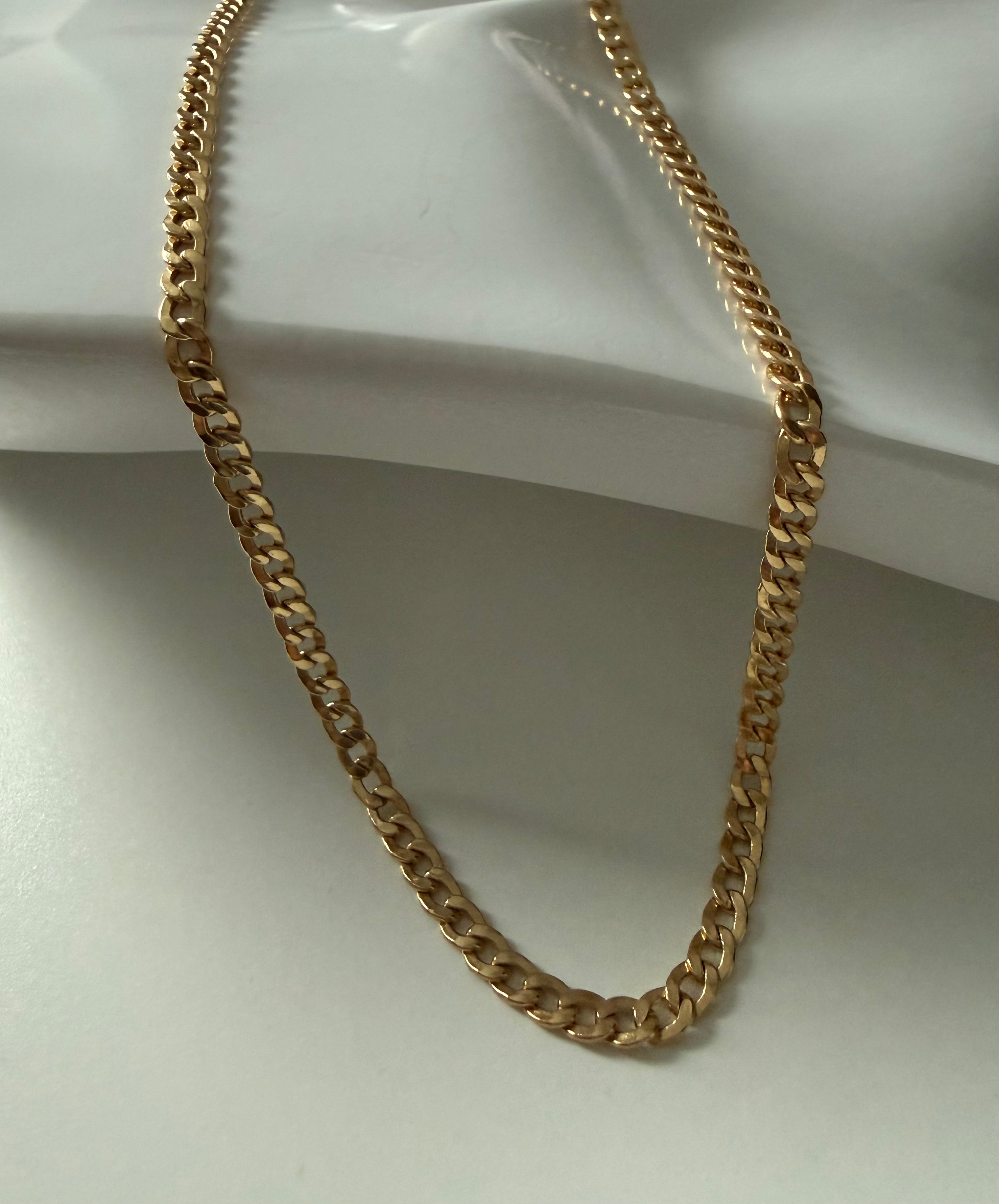 Cadena Cubana Oro 18K 12.47 gm