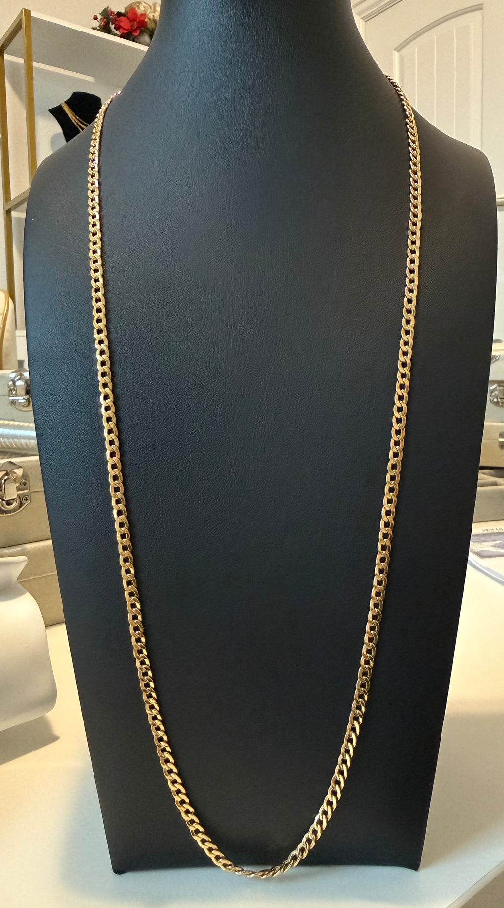 Cadena Cubana Oro 18K 12.47 gm