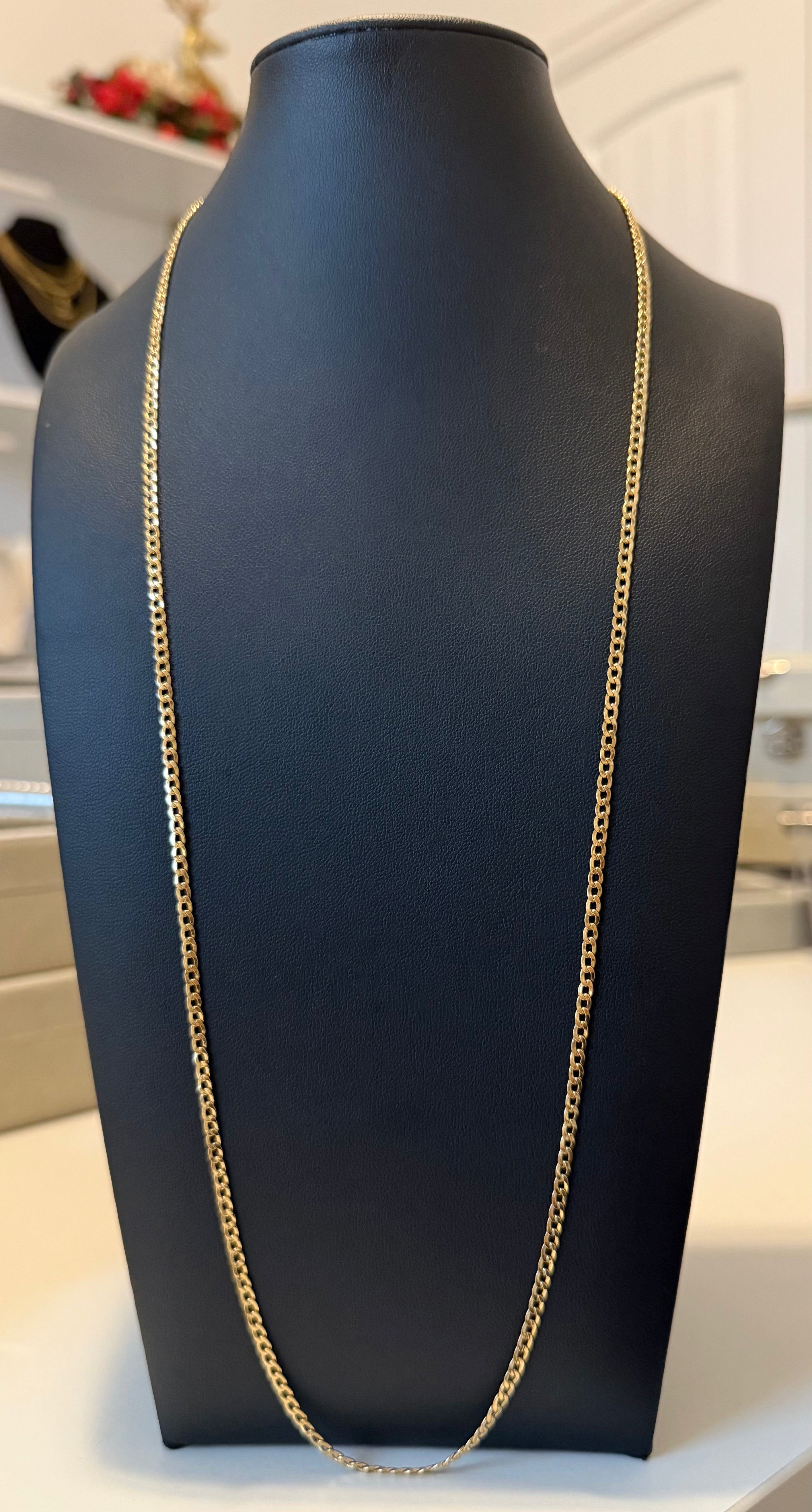 Cadena Cubana Oro 18K