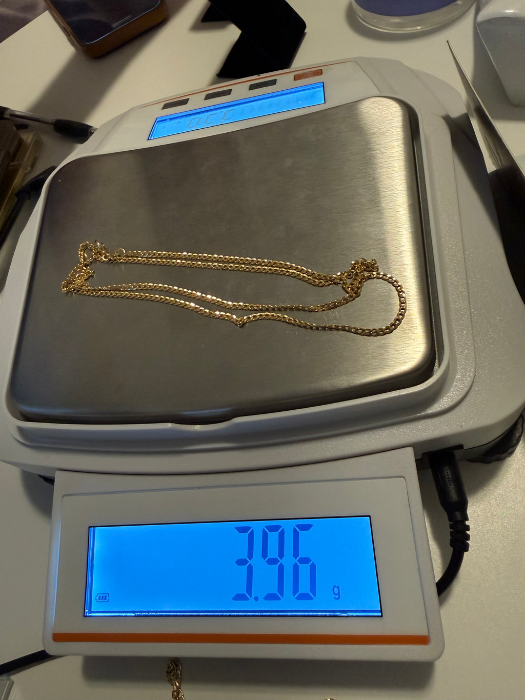 Cadena Cubana Oro 18K 3.96 gm