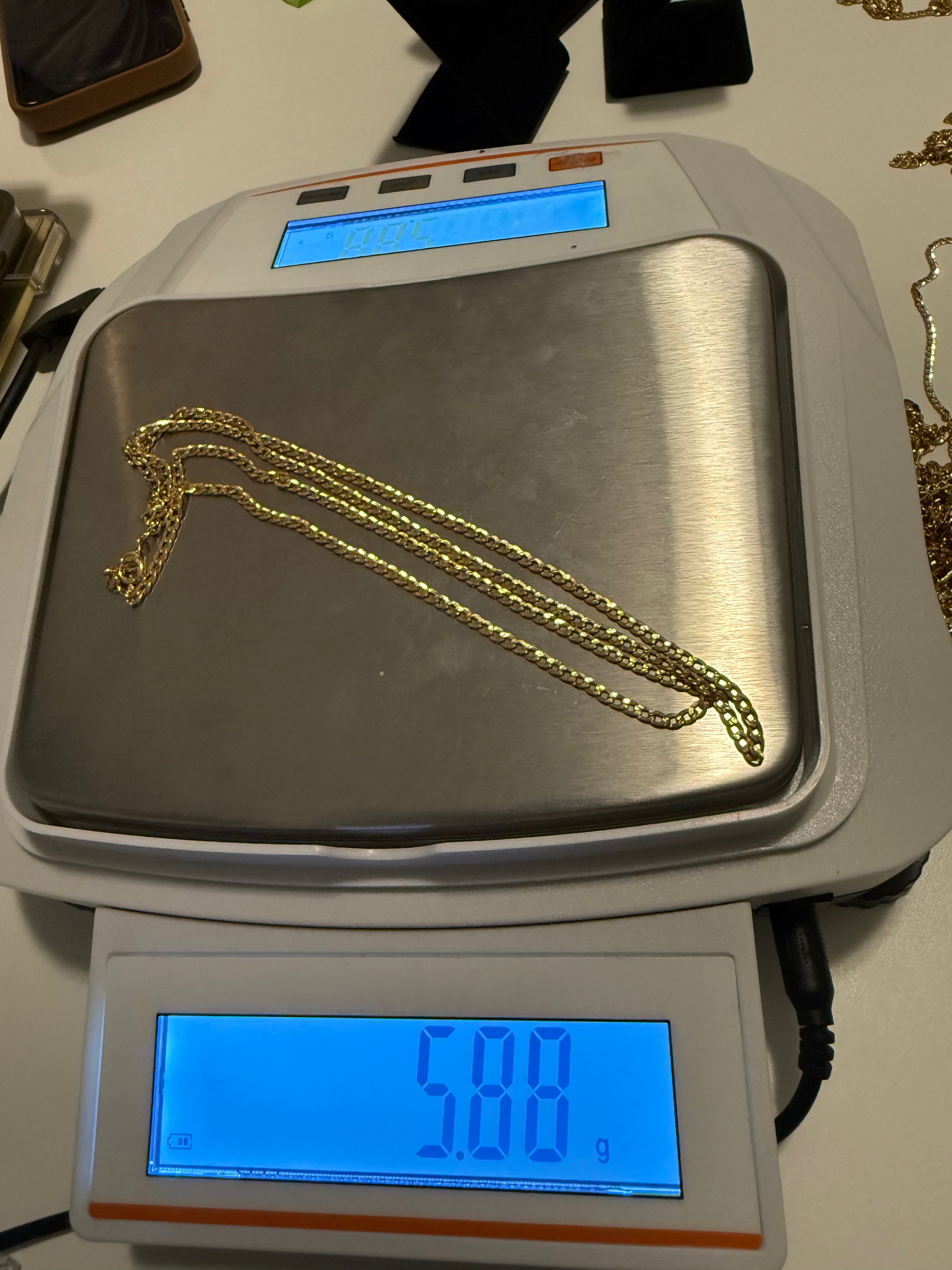 Cadena Cubana Oro 18K 5.88 gm