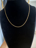 18K Gold Franco Link Chain Necklace - For Women