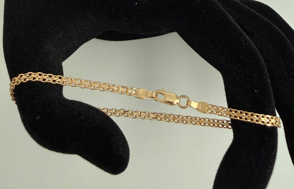 18K Gold Chino Link Bracelet – 1.66g