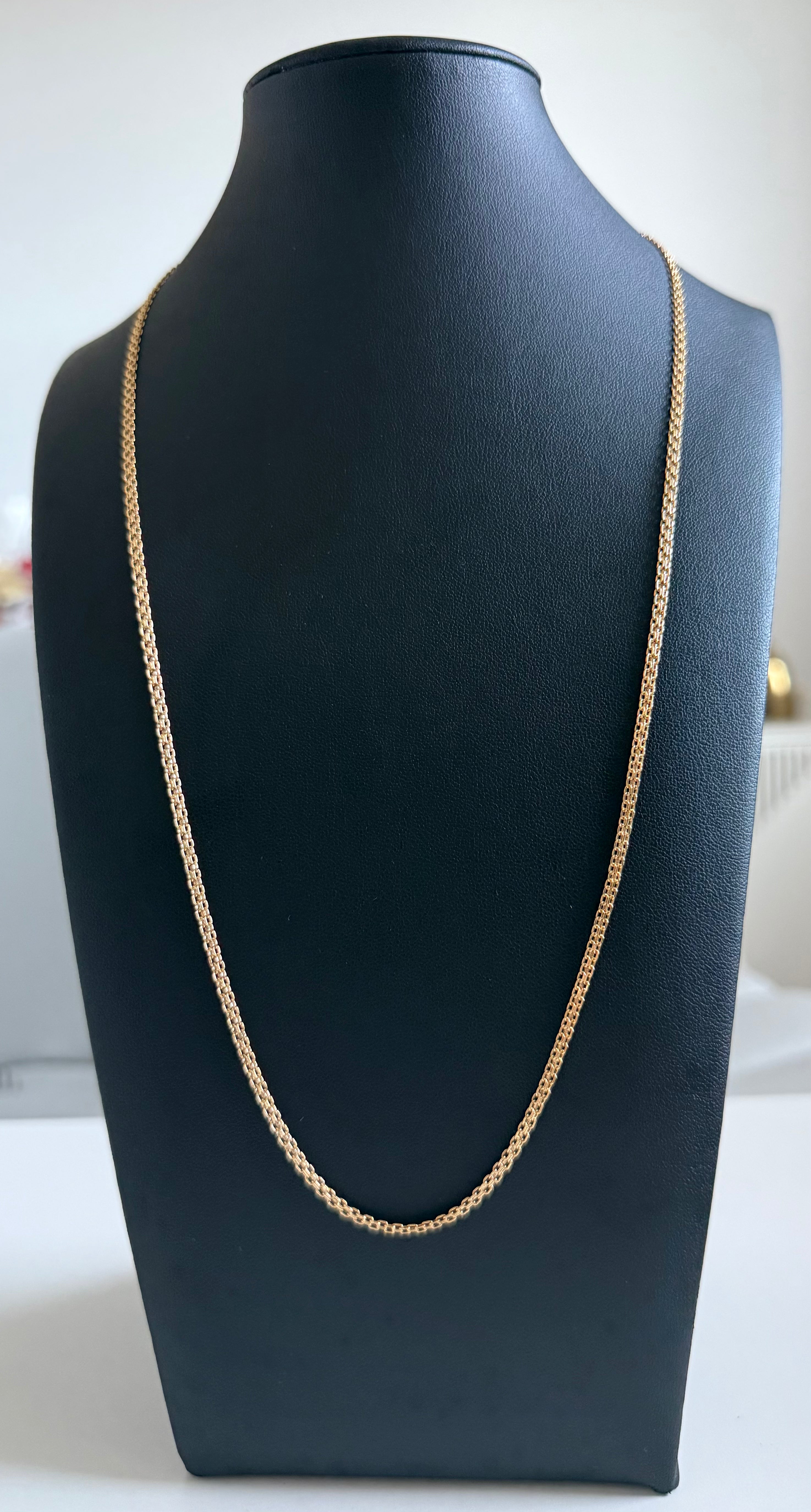 18K Gold Chino Link Chain – 7.44g