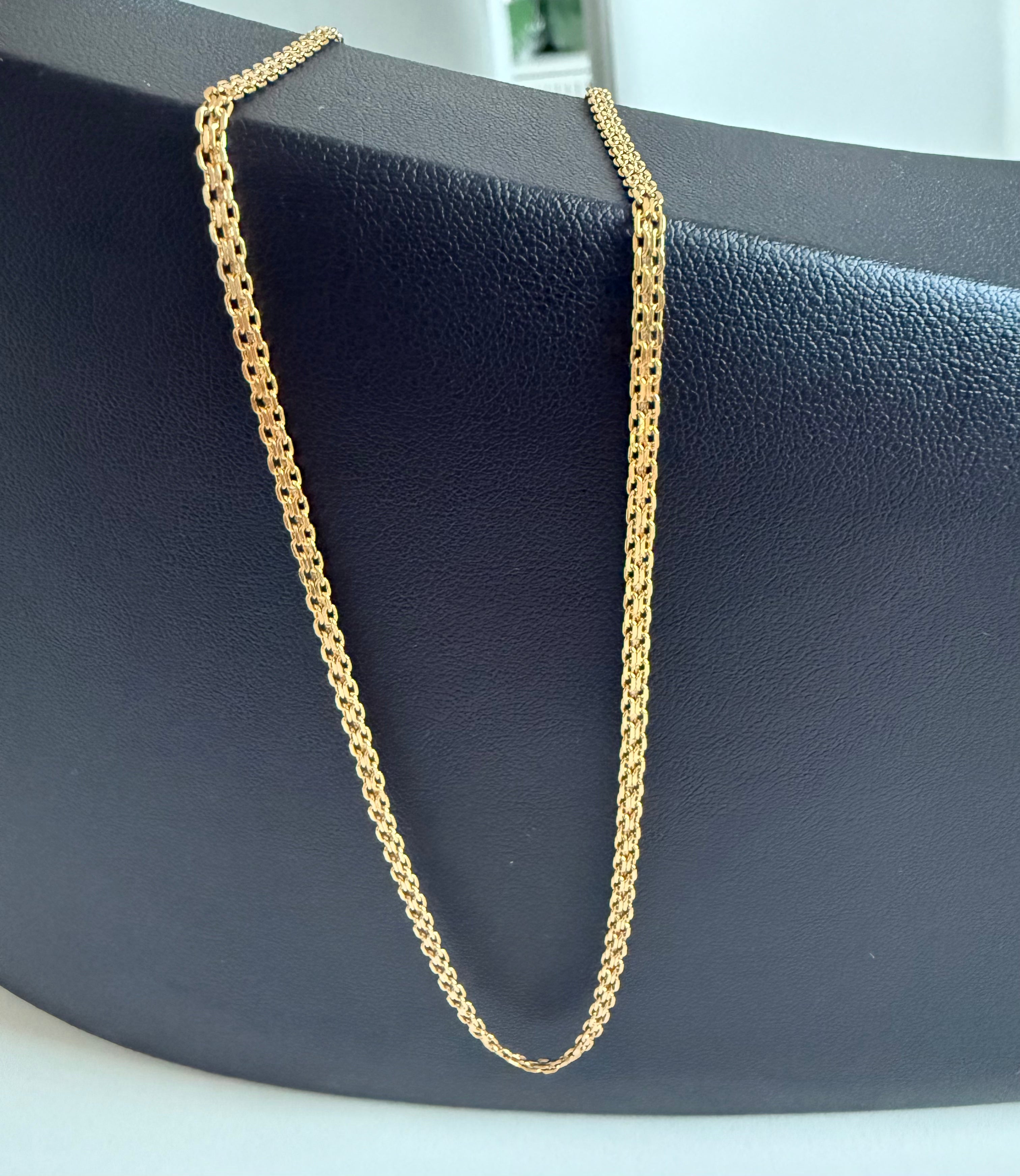 18K Gold Chino Link Chain – 7.44g