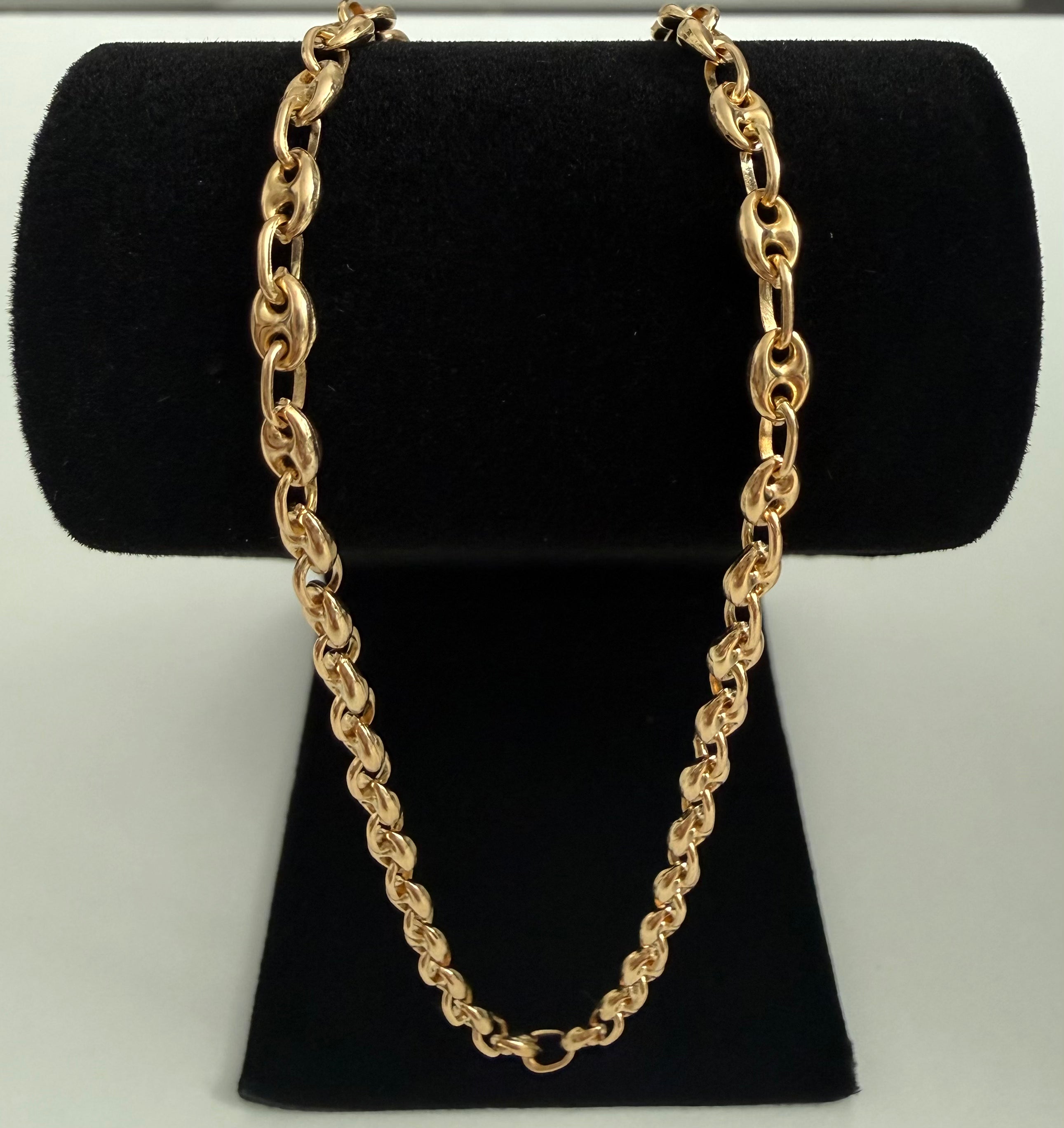 18K Gold Gucci Link Chain – 9.90g