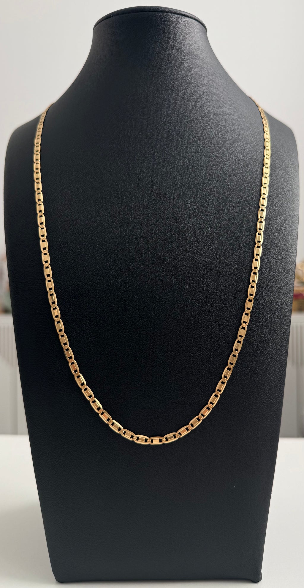 18K Gold Flat Gucci Link Chain – 12.03 g