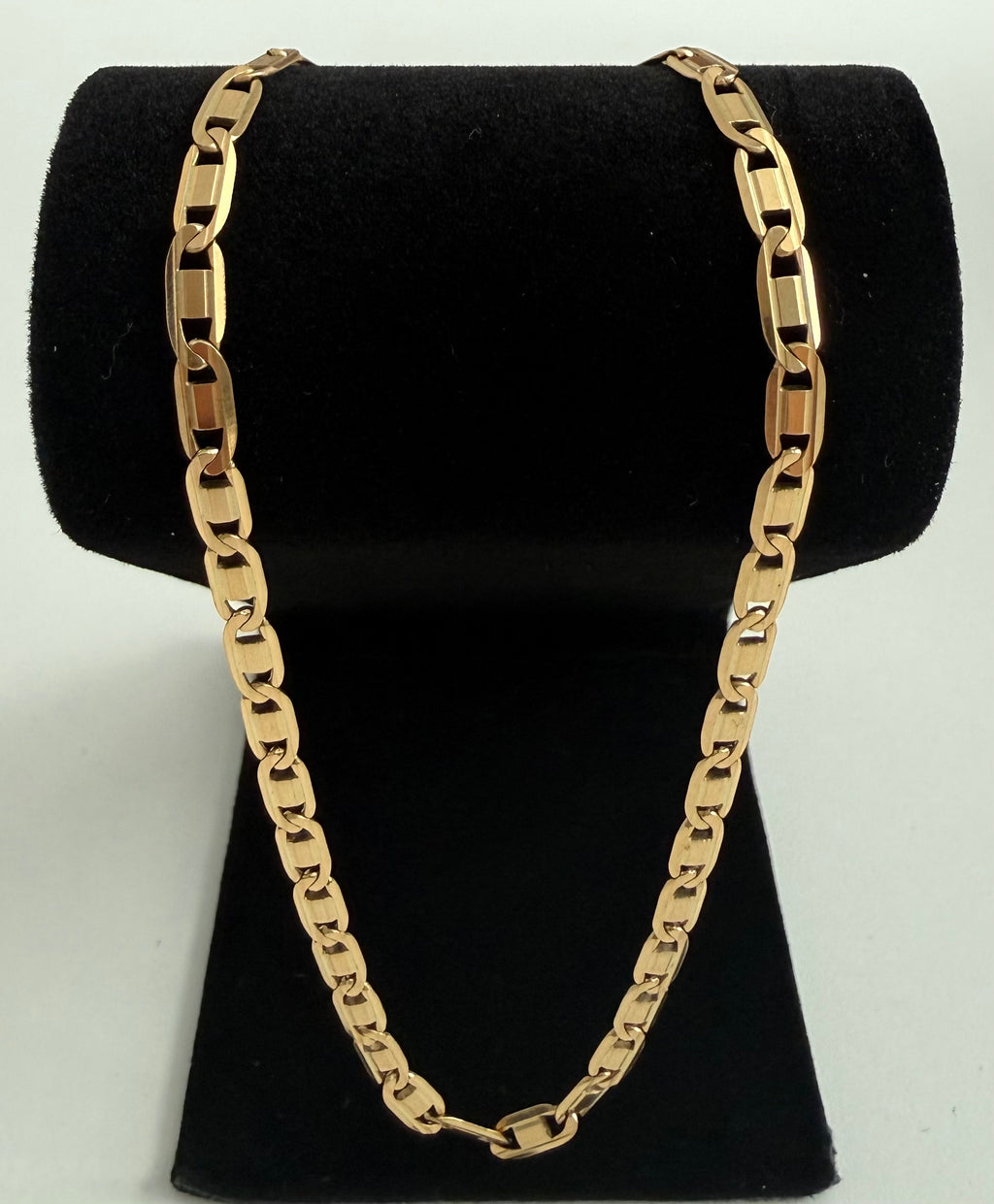 18K Gold Flat Gucci Link Chain – 12.03 g