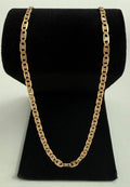 18K Gold Three-Tone Flat Gucci Link Chain – 6.15 g