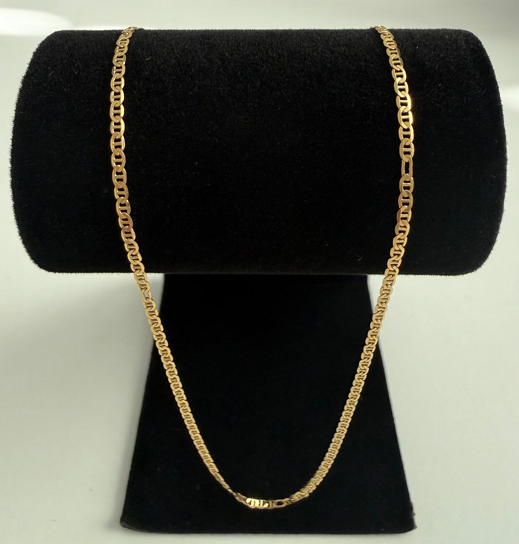 18K Gold Flat Gucci Link Chain – 1.79 g