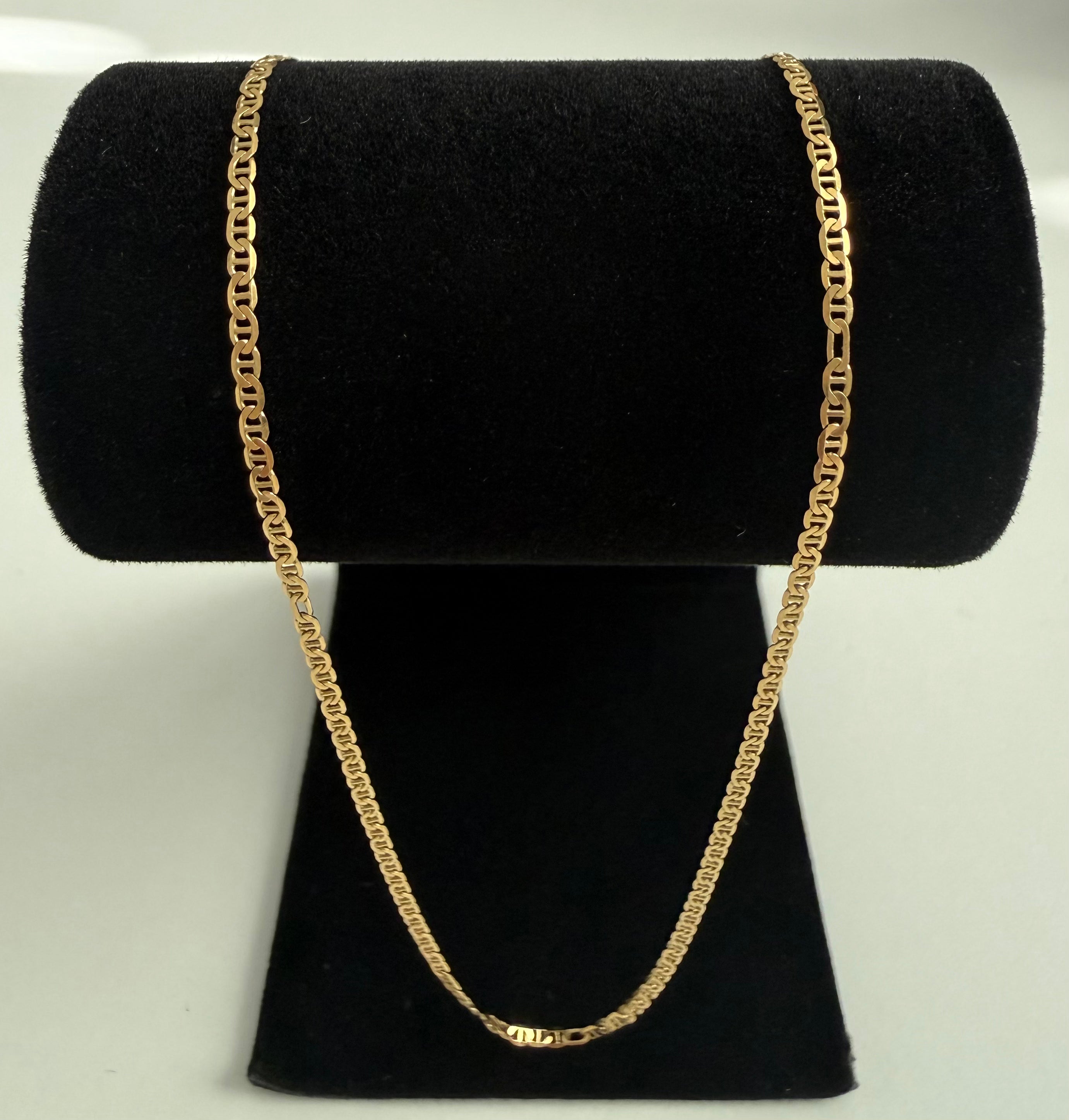 18K Gold Flat Gucci Link Chain – 1.79 g
