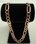 18K Gold Figaro Link Chain – 12.30 g