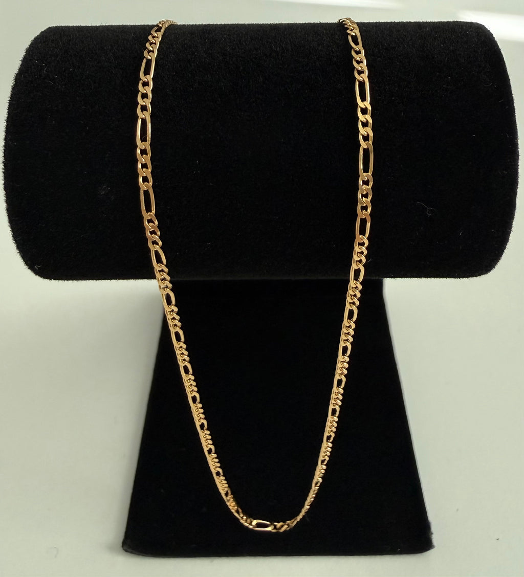 18K Gold Figaro Link Chain – 2.48 g