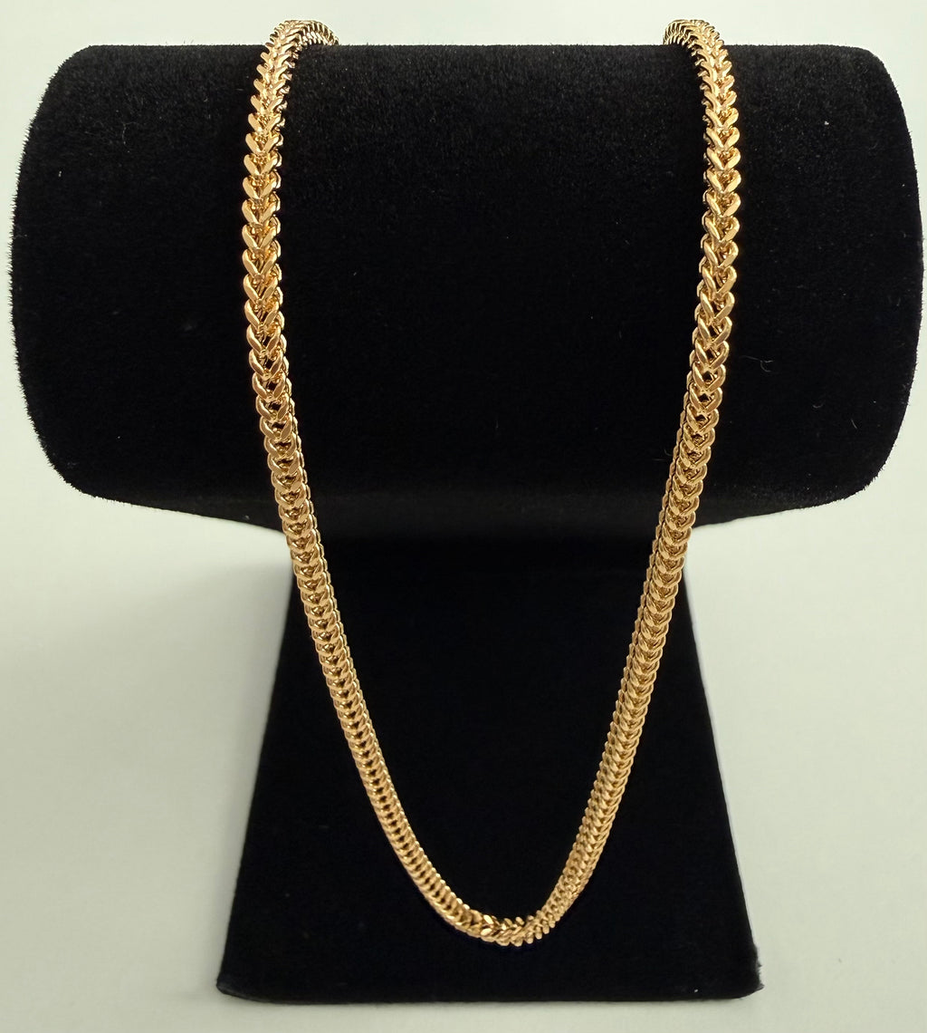 18K Gold Franco Link Chain – 6.15 g