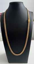 18K Gold Open Cuban Link Chain with Box Clasp – 11.34g