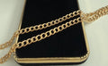 18K Gold Open Cuban Link Chain – 5.48g