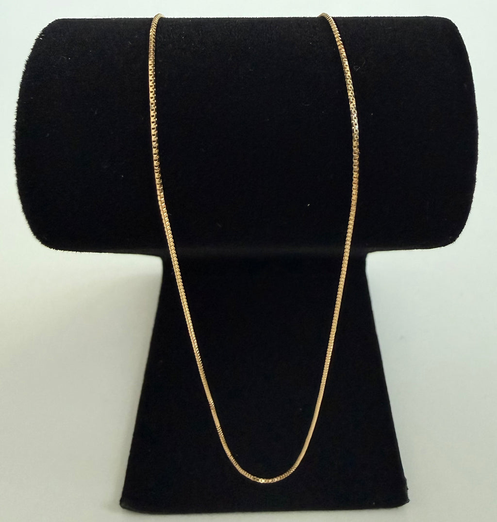 18K Italian Gold Venetian Chain