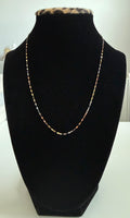 18K Italian Gold Three-Tone Popcorn Chain – 0.98 g
