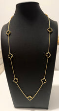 18K Gold V.C Black Chain - 14.64 g