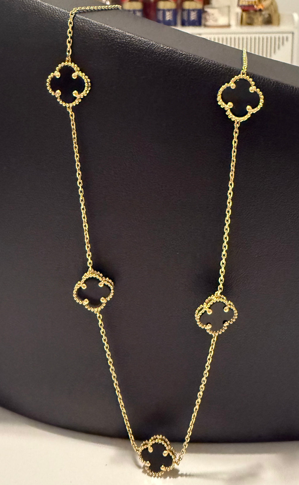 18K Gold V.C Black Chain - 14.64 g