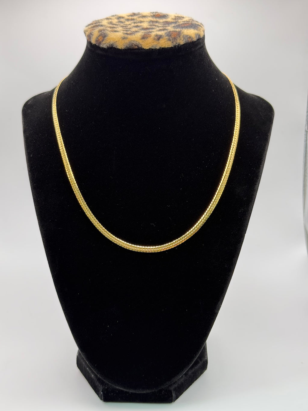 18K Gold Snake Necklace - 6.56g
