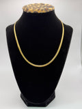 18K Gold Snake Necklace - 6.56g