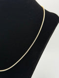 18K Italian Gold Tennis Necklace – 5.37 g