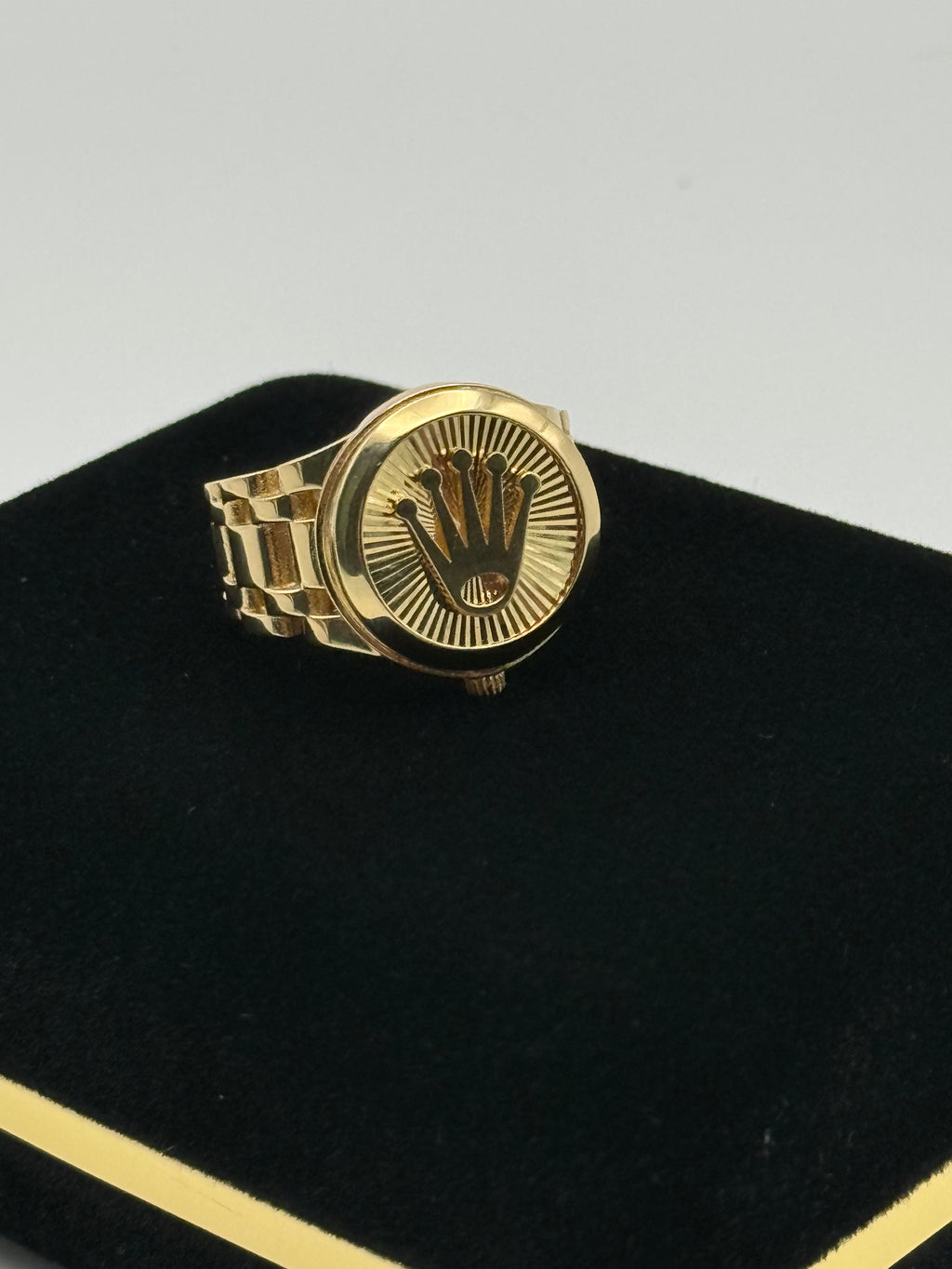 18K Gold Crown R.X Ring - 7.60g
