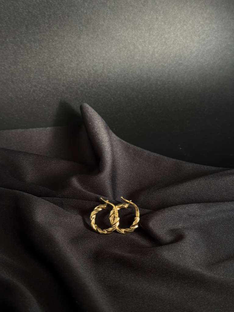 Argollas - Candongas Oro 18K Italiano 1.29