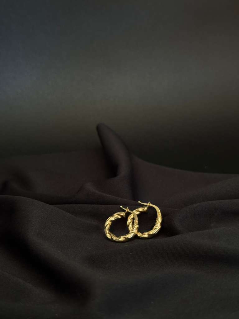 Argollas - Candongas Oro 18K Italiano 1.29