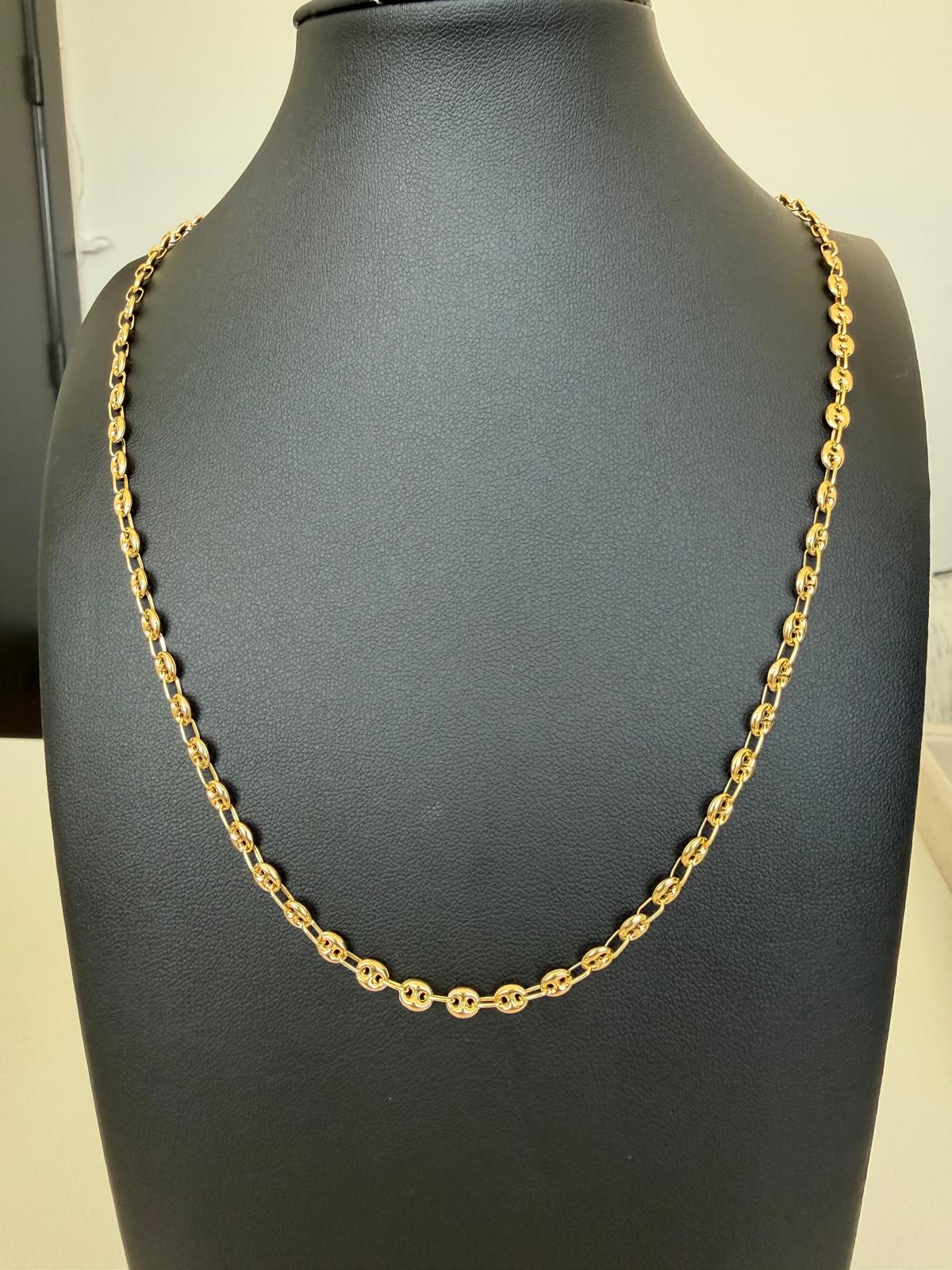 18K Gold Gucci Link Chain – For Men