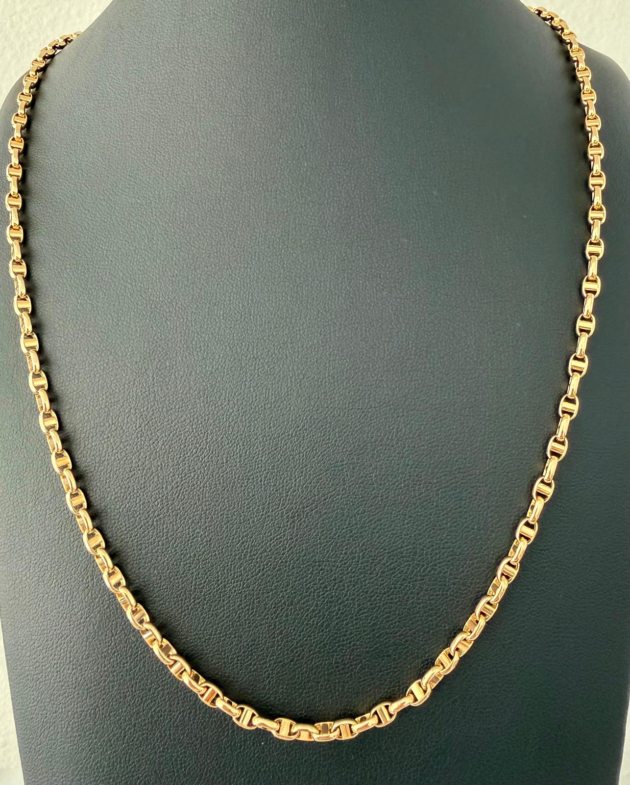 18K Gold Gucci Sailor Link Chain – 14.77 g For Men