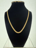 18K Gold Chino Link Chain – Unisex