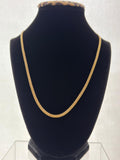 18K Gold Chino Link Chain – 5.34 g For Men