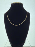 18K Gold Chino Link Chain - 3.14 g For Women