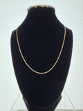 18K Gold Chino Link Chain – 2.77 g For Women