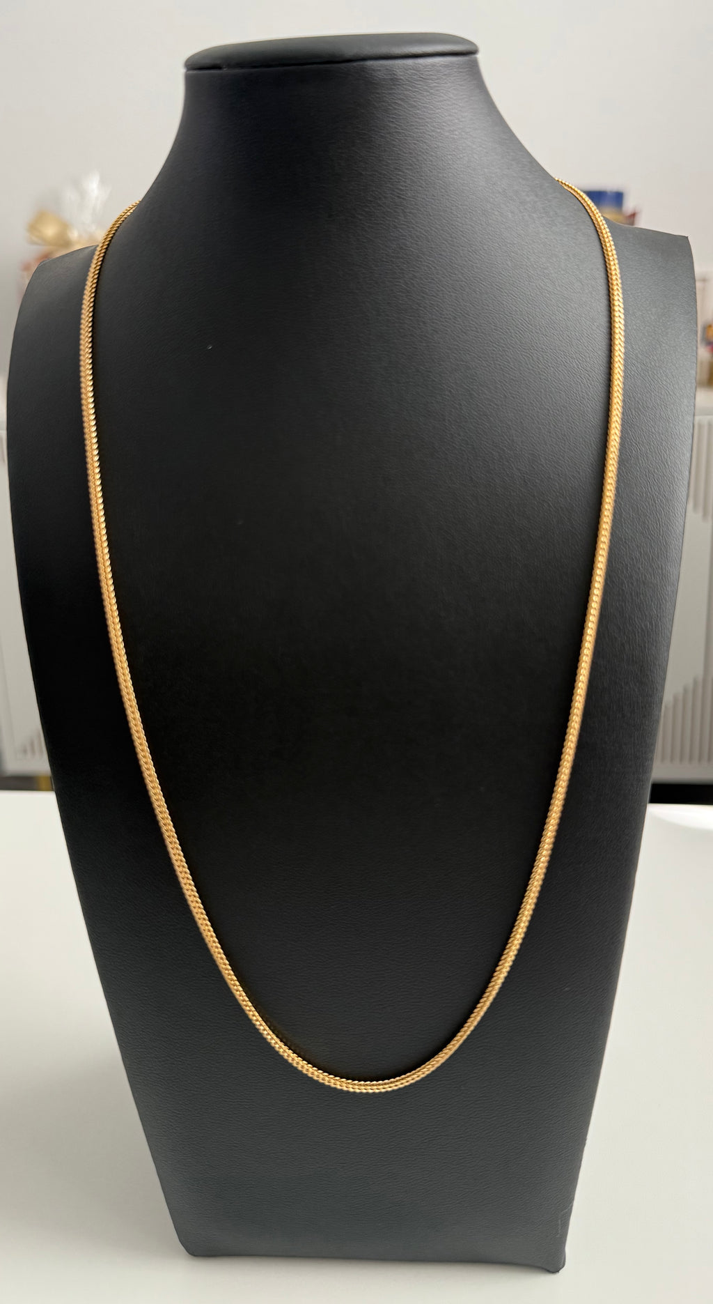 18K Gold Franco Link Chain – 7.45 g
