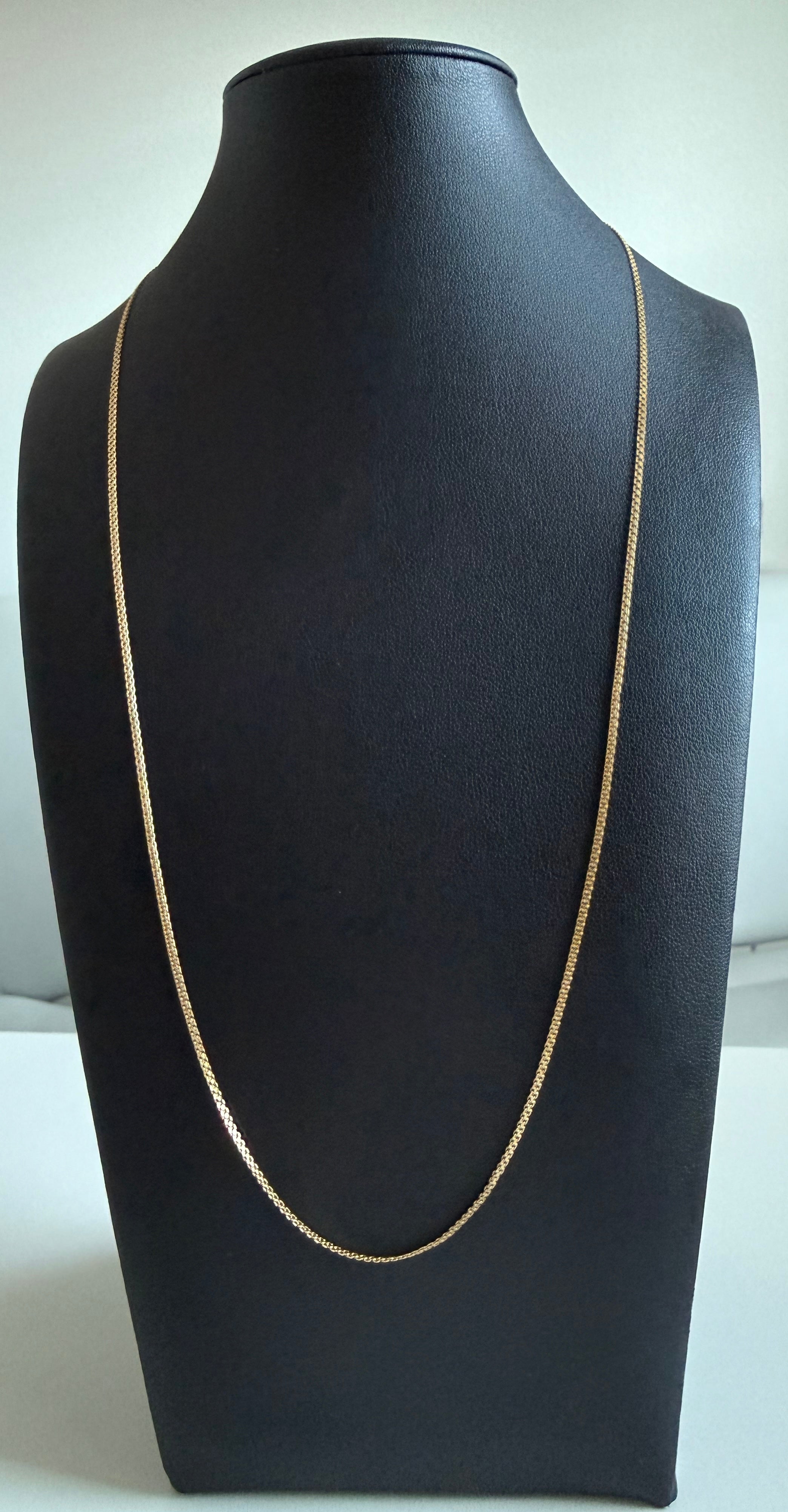 18K Gold Chino Link Chain – 3.24g