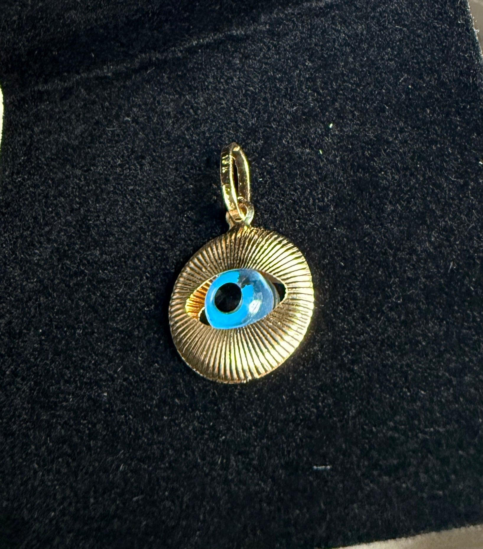 Dije ojo turco oro 18k