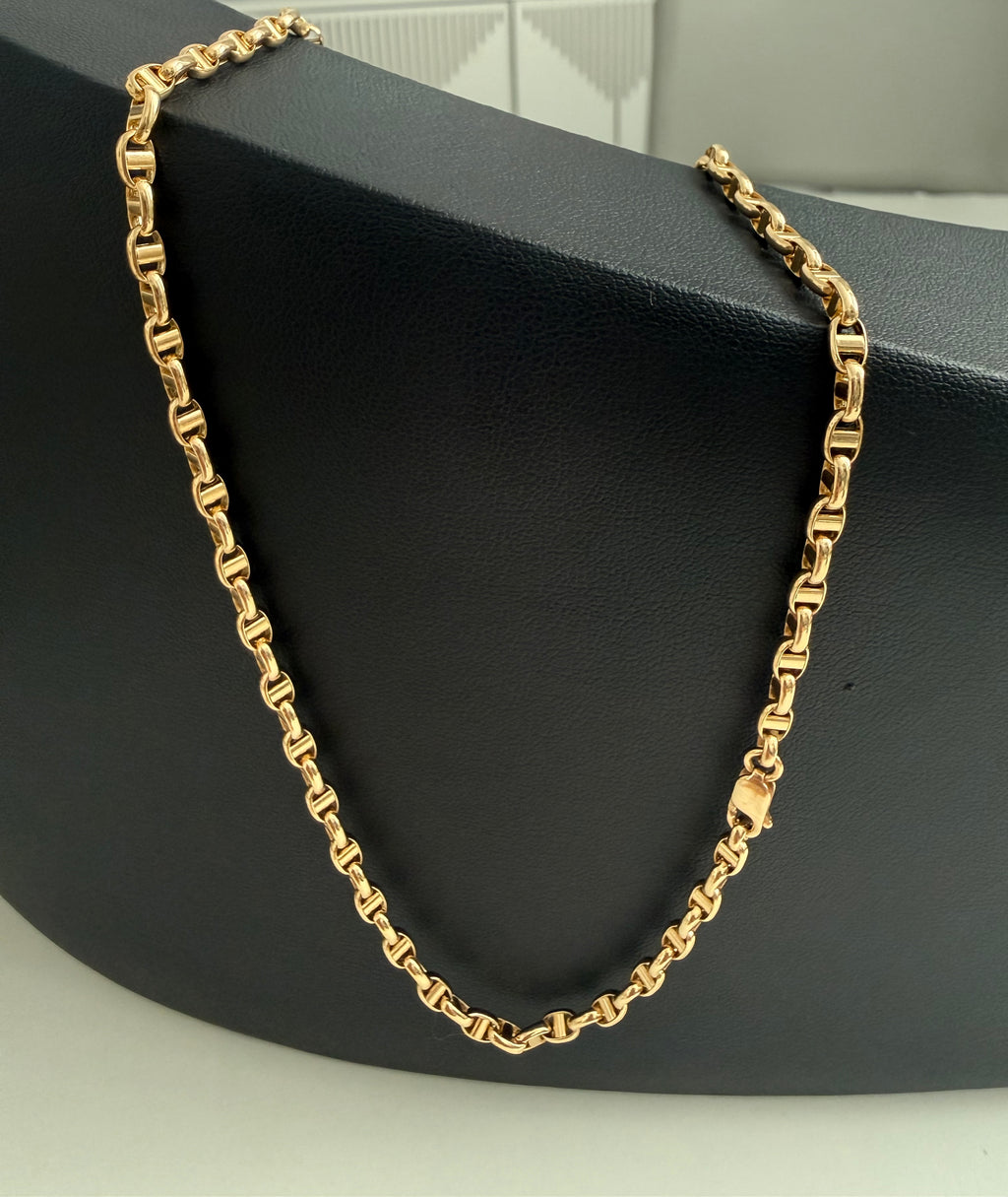 18K Gold Gucci Sailor Link Chain – 10.80g