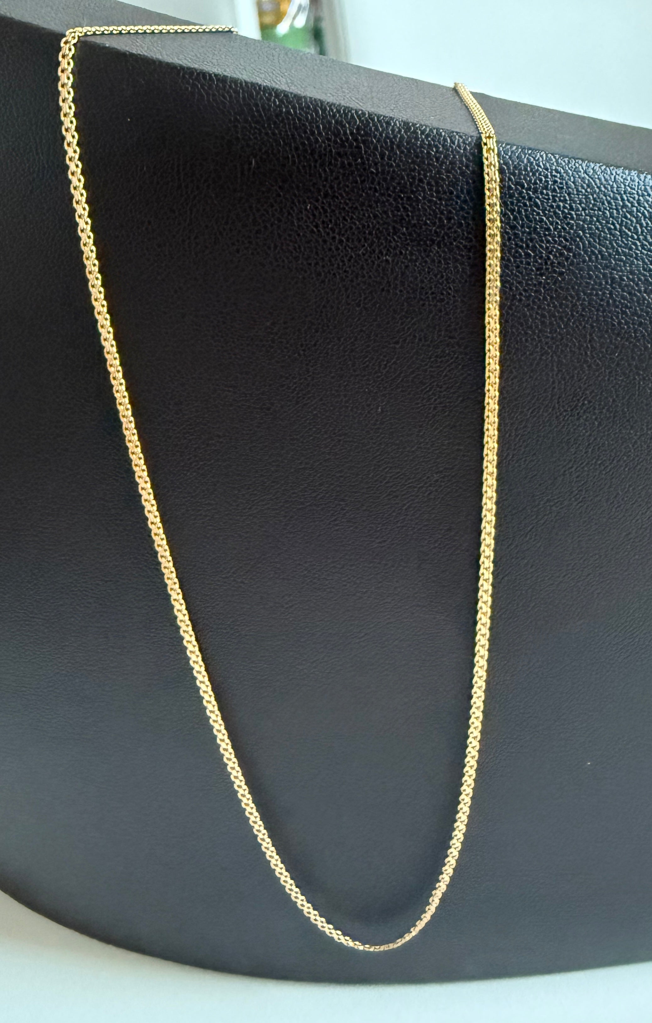 18K Gold Chino Link Chain – 3.24g