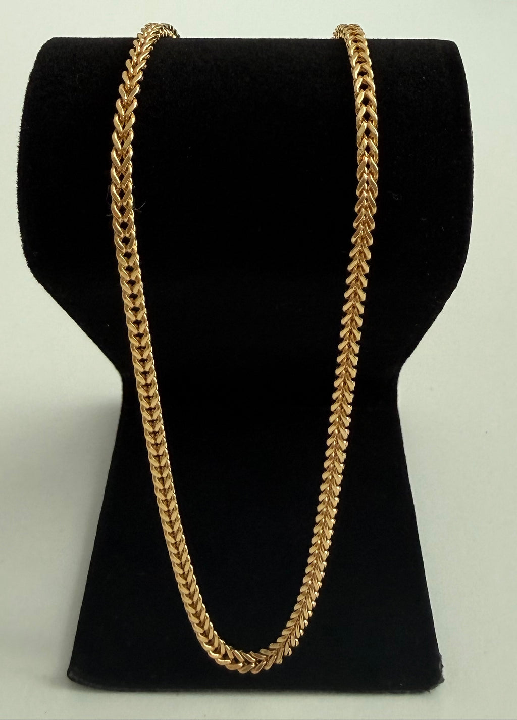 18K Gold Franco Link Chain – 9.50 g